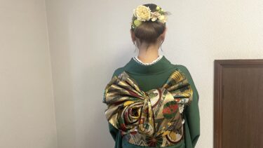 受け継がれた振袖